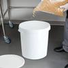 25L Plasterers Plastic White Bucket Builders Bucket Depth Gauge Bucket with Plastic Lid    (White Bucket with Lid) view 3