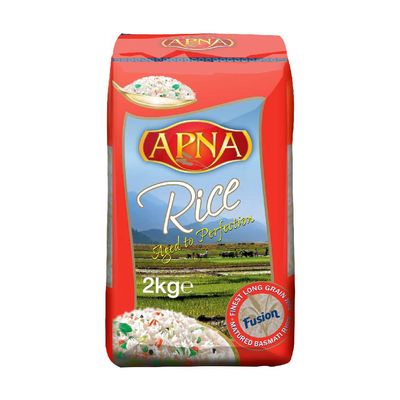 Apna Long Grain Basmati Rice (Brick Pack) 6x2KG