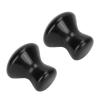 2pcs Gua Sha Facial Tools Face Massage Roller Mushroom Shape Facial Cream Auxiliary Tool Face Lift Remove Lines Massager Roller Tool Facial Massage Tools Gua Sha Massager Tool Black view 4