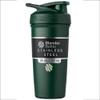 BlenderBottle Strada Shaker Cup Insulated Stainless Steel Water Bottle with Wire Whisk, 24-Ounce, Forest view 1