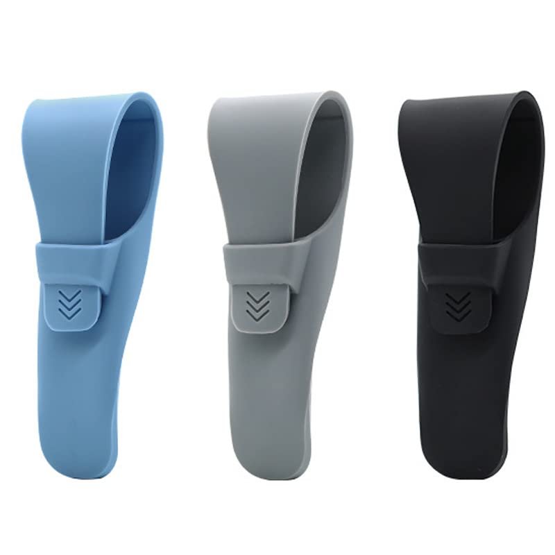 3-Pcs Silicone Razor Case, JCSMARTEC Rubber Safety Travel Shaver Cover Bag Protector, Portable Waterproof Razor Carrying Case (3-PACK)