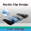 3-Pcs Silicone Razor Case, JCSMARTEC Rubber Safety Travel Shaver Cover Bag Protector, Portable Waterproof Razor Carrying Case (3-PACK) view 3