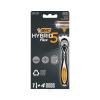 BIC Hybrid 5 Flex, Men's Rechargeable Shaver, Handle and Refills with 5 Nanotech Titanium Coated Blades - Box of 1+4 view 1