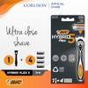 BIC Hybrid 5 Flex, Men's Rechargeable Shaver, Handle and Refills with 5 Nanotech Titanium Coated Blades - Box of 1+4 view 2