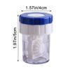 Haowul 2pcs Contact Lenses Washer Portable Manual Rotating Cleaner Holder Container for Travel view 4