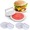 2set Press Maker Mold Round Patty Press for Grill Accessories Set, White view 1