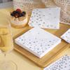 100 Silver Napkins - 4 Assorted Designs l 3-Ply Cocktail Napkins Paper Folded 5 x 5 Inches l Bar Napkins Disposable Party Napkin for Wedding Baby Shower Birthday (Assorted Pink) view 4