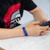 (2 PACK) Fuck Cancer Wristband For Breast Testicular Prostate Ovarian Lung Skin Awareness Support Silicone Bracelet Men's Women's Adult Gift (Medium 18cm, 2 Pack BLUE) view 3