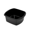Addis 8 Litre Small Rectangular Plastic Washing Up Bowl, Black view 1