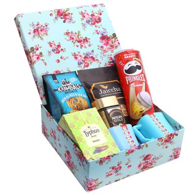 Jaiccha Ghasitaram Rakhi Gifts for Sisters Medium Hamper Box