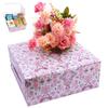 Jaiccha Ghasitaram Rakhi Gifts for Sisters Printed Hamper Box with Flowers view 1