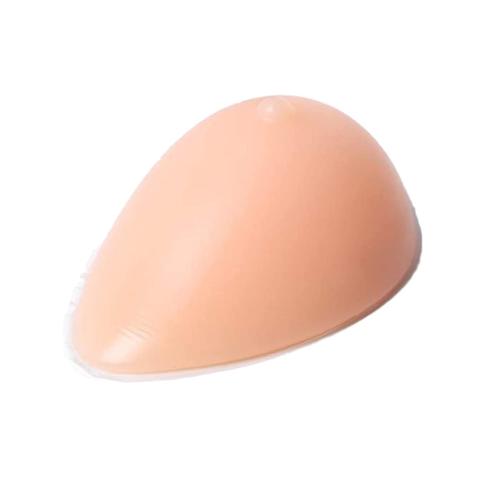Teardrop Silicone Breast Form 1 Piece, Prosthesis Mastectomy Fake Boobs Enlargement Pads for Men And Women Crossdressers Transgender Cosplay,Nude,A Cup (250g/piece)