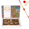 Ghasitaram Gifts Rakhi Gifts for Brothers Sugarfree Khajoor Bites 6 pcs with Pearl Beads Rakhi view 1