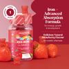 Kids Iron Gummies - Iron Supplements with Vitamin C - Energy & Immune System - Iron Gummies for Kids - Alternative to Iron Tablets for Kids - 30 Gummies - Vegan & Gluten-Free - Novomins view 2