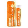 Nutraxin Vitamin C+D+Zinc - 15 Effervescent Tablets with 400 IU Vitamin D, 10mg Zinc & 1000mg Vitamin C - Contributes to Normal Immune Function - Sugar-Free, Vegan, Non-GMO - Orange Flavor view 1