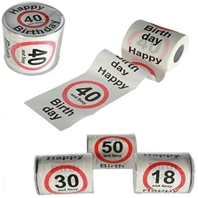 Royal county OOTB Novelty Birthday Toilet Roll, Happy Birthday 30 and Sexy. Gift, Birthday, 30th, Fun, Joke, Thirty