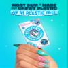 Milliways Bubblemint Chewing Gum, Plastic Free, Sugar Free, Aspartame Free, Natural | 12 Packs of 10 Pieces (120 Pieces Total) | Xylitol, Plant-Based, Biodegradable view 2