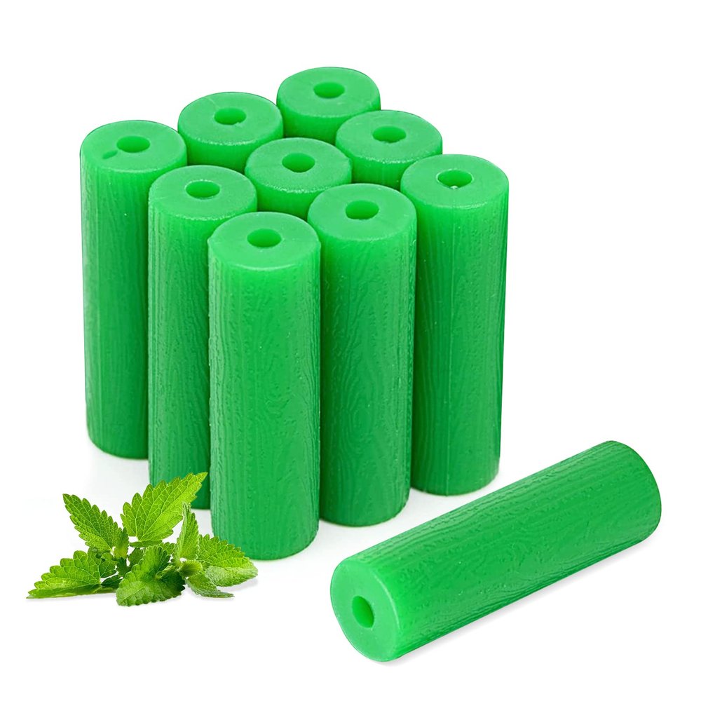 10 Pieces BVN Aligner Chewies for Aligner Chompers Aligner Trays Seater, Orthodontic Dental Chewies, Mint Scent Green