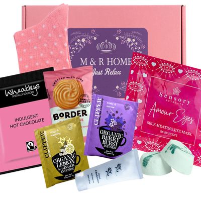 Get Well Soon Hamper for Women  Self Care Package for Her  Mothers Day Gifts, Includes Tea, Socks, Lotion, Biscuits etc  Gifts To Get Well Soon, Mother's Day or Birthday  British Gift Baskets
