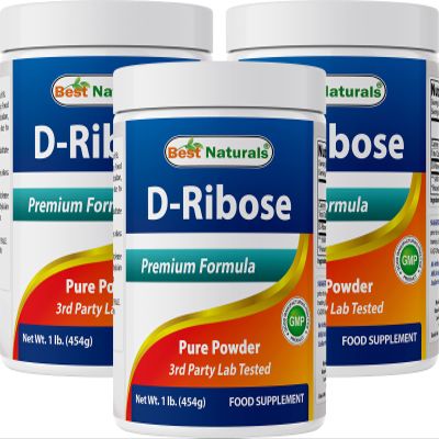 Best Naturals D-Ribose Powder 1 Pound (1 LB (Pack of 3))