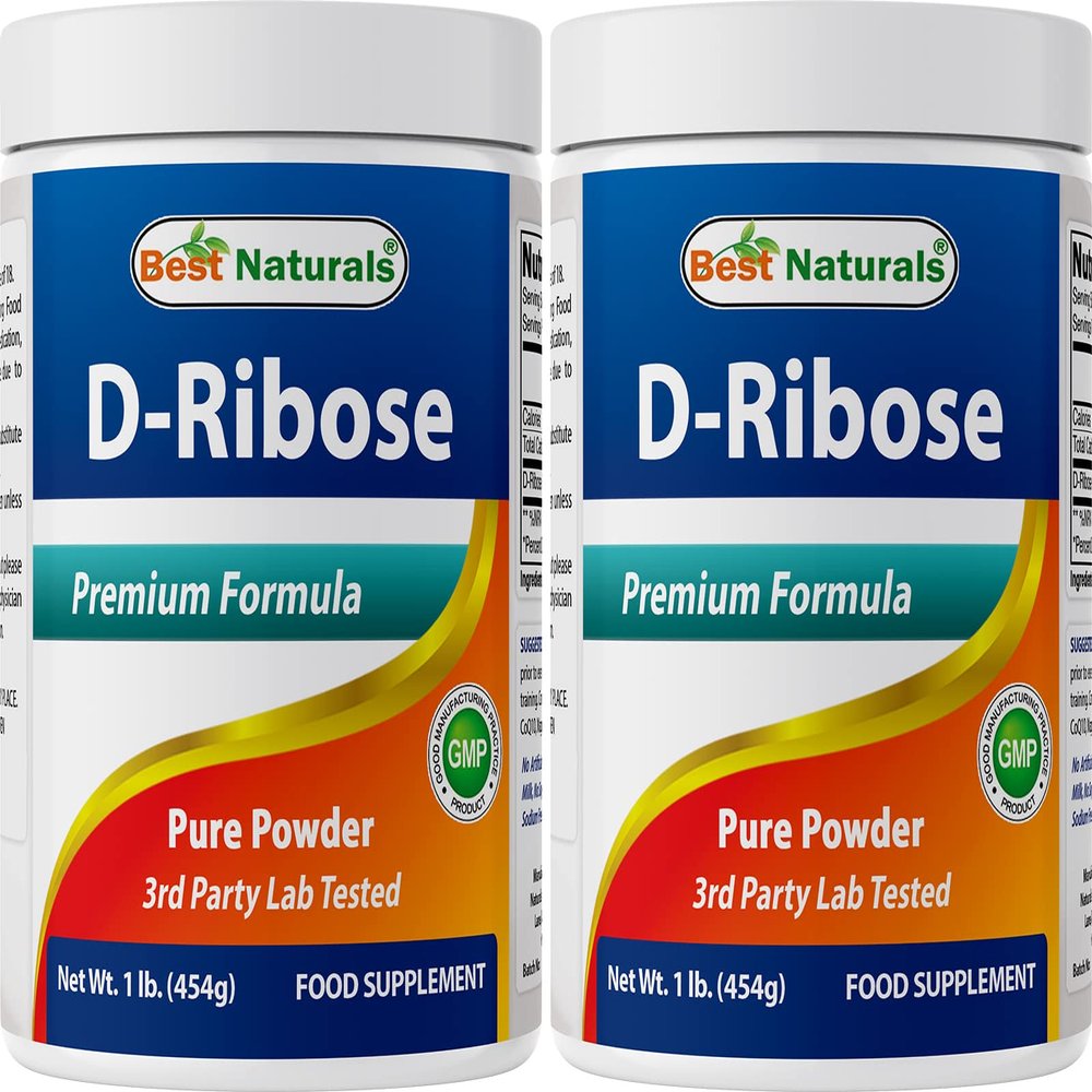 Best Naturals D-Ribose Powder 1 Pound (1 LB (Pack of 2))