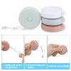 12pcs,Green Soft Retractable Measuring Tape - Tape Measure for Body Measuring Metric Tape Measure Double Scale Soft Tape Measure for Body Fabric Sewing Tailor Cloth Knitting Home Craft Measurements. view 2