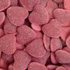 Red Shiny Hearts Retro Sweet Shop Jar by The Gourmet Sweet Company view 1