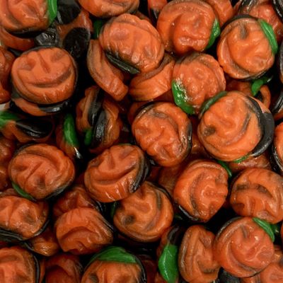 Jelly Pumpkins Retro Sweet Shop Jar by The Gourmet Sweet Company