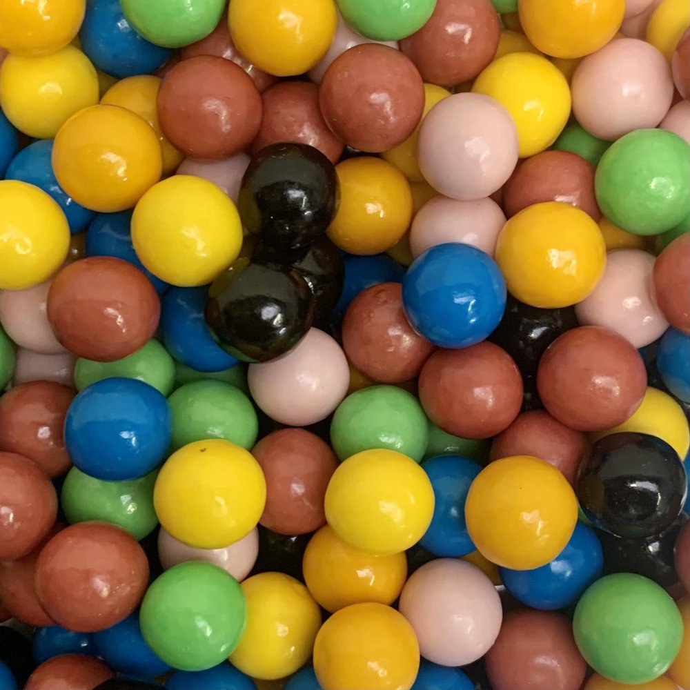 Assorted Gumballs Retro Sweet Shop Jar by The Gourmet Sweet Company