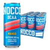 NOCCO Sugar Free Energy Drink  BCAA, 180mg High Caffeine, with Amino Acids & Vitamins, Ideal for Pre Workout  12 x 330ml (Mango Del Sol) view 1