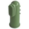 Baby Finger Toothbrushes Teething Brush Toddler Clean Teeth Soft Bristles Dental Oral Hygiene Case (Dark Green) view 1