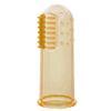 Baby Finger Toothbrushes Teething Brush Toddler Clean Teeth Soft Bristles Dental Oral Hygiene Case (Gold) view 1
