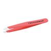 TWEEZERMAN Mini Tweezers (Hand Ground, Oblique Tips, Eyebrow Plucking, Professional Quality, Stainless Steel), Geranium view 1