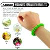Anbar Mosquito Repellent Bracelets Bands for Adults and Kids, 14 Pack, All-Natural Deet-Free, Non-Toxic Protection, Stretchy Waterproof Anti-Mosquito Wristbands for Hiking and Camping view 2