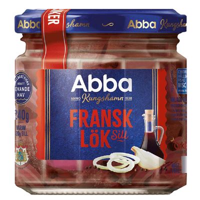 Abba Fransk Loksill | French Onion Marinated Pickled Herring | 240g