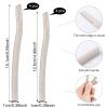 8PCS Dermaplaning Blades for Face, WheatStraw Eyebrow Razor Face Peach Fuzz Remover Face Razors for Women view 3