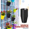 24 Packs Metal Buckets with Handle Small Iron Pail Metal Buckets for Party Black Bucket for Small Plant Candy Bars Crafts Vase Favor Mini Toy Container School Storage and Party Supplies 4.1 x 4.7 Inch view 3