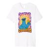 Sesame Street Psychedelic Cookie Monster C Is For Cookie Premium T-Shirt view 1