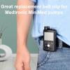2Pcs Insulin Pump Clip for Medtronic MiniMed 640G 780G 770G 630G 640G 670G Pumps (Black) view 2