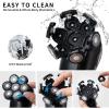 UPTARD Head Shaver Replacement Heads, 7D Rotary Blades, Bald Men, Men, Black view 3