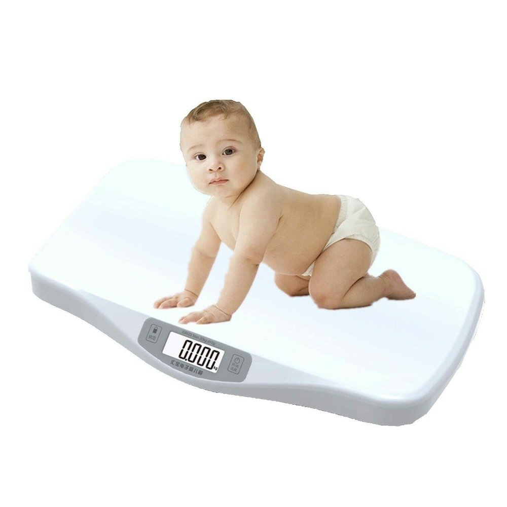 Walgreens Luebel Digital Electronic Weighing Scale with Hold Function - Multi-function Baby, Pet, Child, Adult Scale - 100kg/220lbs, White