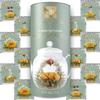 Teabloom Flowering Teas - 12 Blooming Teas in Beautiful Gift Canister view 1
