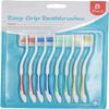 3 x (Pack of 8) Multicolour Manual Toothbrush for Adults Kids Super Soft Nylon Bristle Easy Grip Handle Toothbrush Travel Toothbrush BPA Free Dental Teeth Brushes for Braces and Gum Recessions view 1