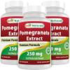 Best Naturals Pomegranate Extract 250 mg 120 Capsules (120 Count (Pack of 3))