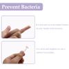 laeeyin Contact Lens Container Portable Hygiene Contact Lens Container Travel Set with Mirror for Daily Excursions Like Travel and Work (Purple) view 4