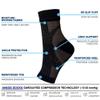 Soothe Socks for Neuropathy Pain,Soothe Socks Compression,Ankle Compression Sock,Soothesocks for Men Women (L-XL, black) view 2