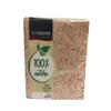 50 Unbleached Napkins 33x33 cm 2V 100% Nature Leaves Red view 1