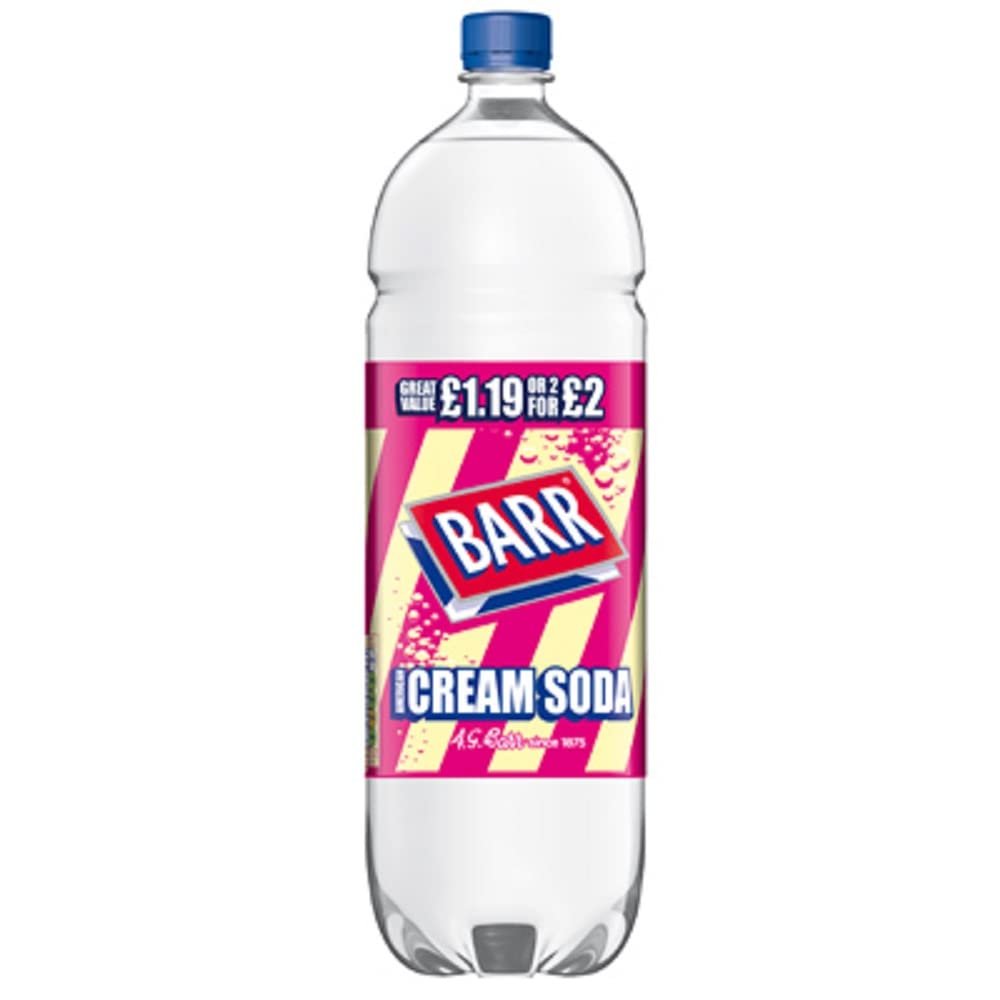 Barr Cream Soda 2 Ltr (Pack of 6)