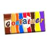 Godfather Christening Baptism Invitation Chocolate Bar Gift Present Wrapper #CH-267 (With Chocolate Bar) view 1
