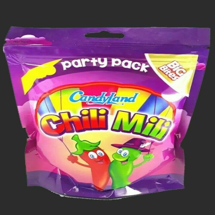 5X Chili Mili Party Pack Big Bites 125g [Chili Flavoured Jellies]